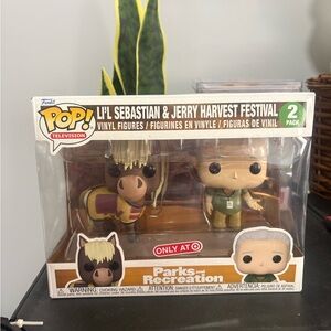 Funko Pop Li'l Sebastian Vinyl Figure and Jerry parks and rec